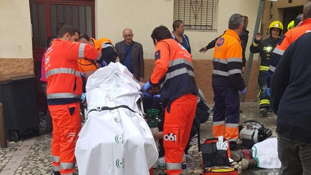 Cinco heridos en el incendio de una vivienda de Jaén