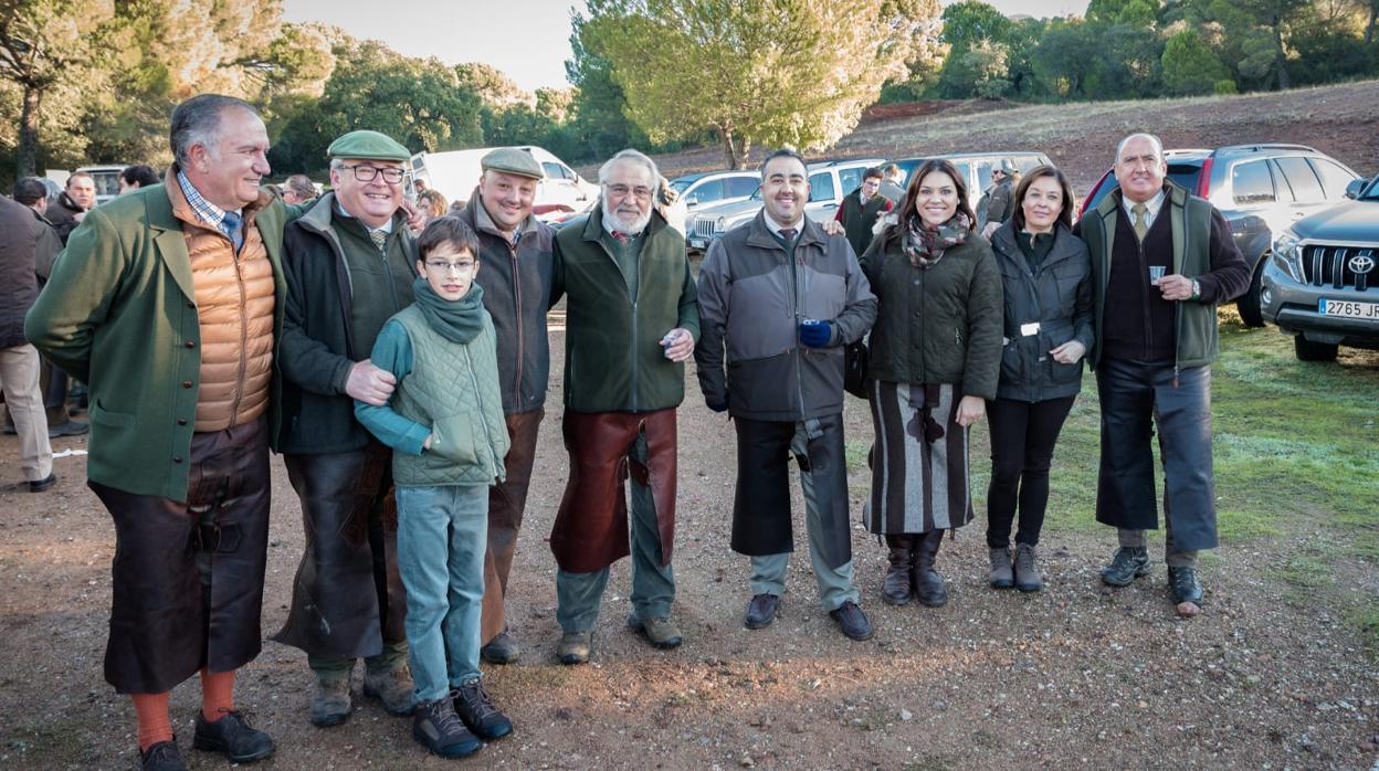 Participantes en la montería solidaria organizada en beneficio de Acopinb