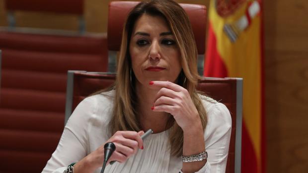 Susana Díaz en el Senado: cuatro cocacolas, dos cafés y muchos circunloquios