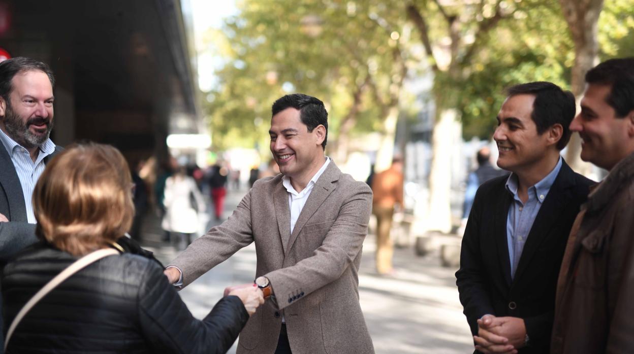 Inicio de campaña del candidato del PP, Juan Manuel Moreno, en Córdoba