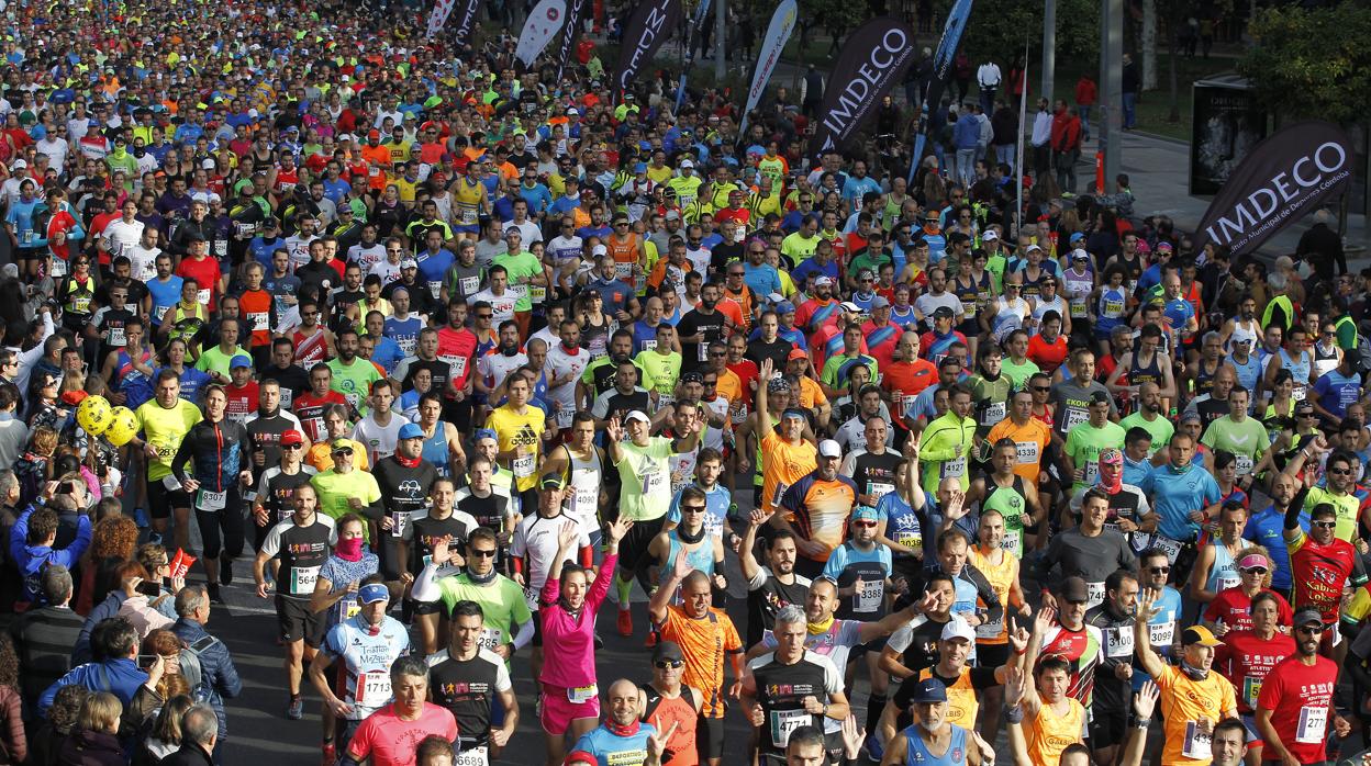 Participantes en la Media Maratón de Córdoba