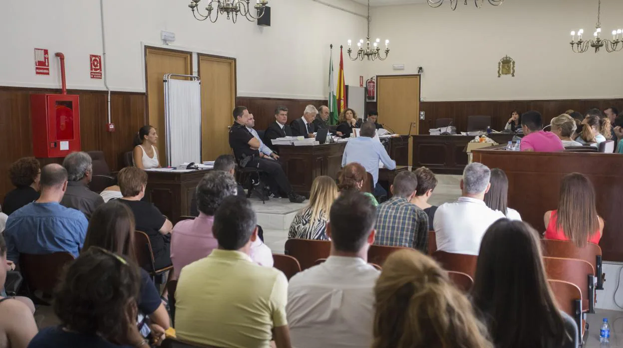 Un momento del juicio celebrado en la Audiencia de Huelva
