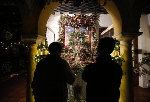 Imagen del Belén de Pablo García Baena en Bodegas Campos