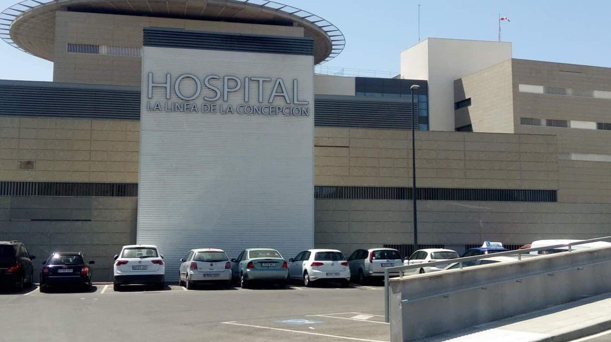 Imagen del hospital de La Línea de la Concepción, a donde trasladaron a los heridos