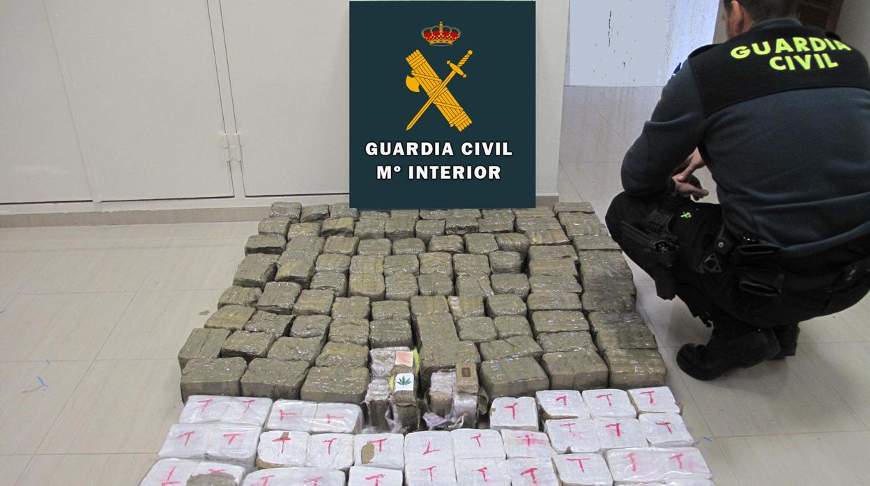 Droga intervenida por la Guardia Civil