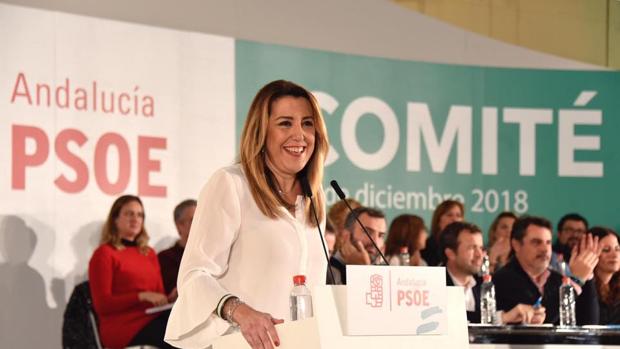 El sector crítico de Jaén exige la dimisión de Susana Díaz como secretaria general