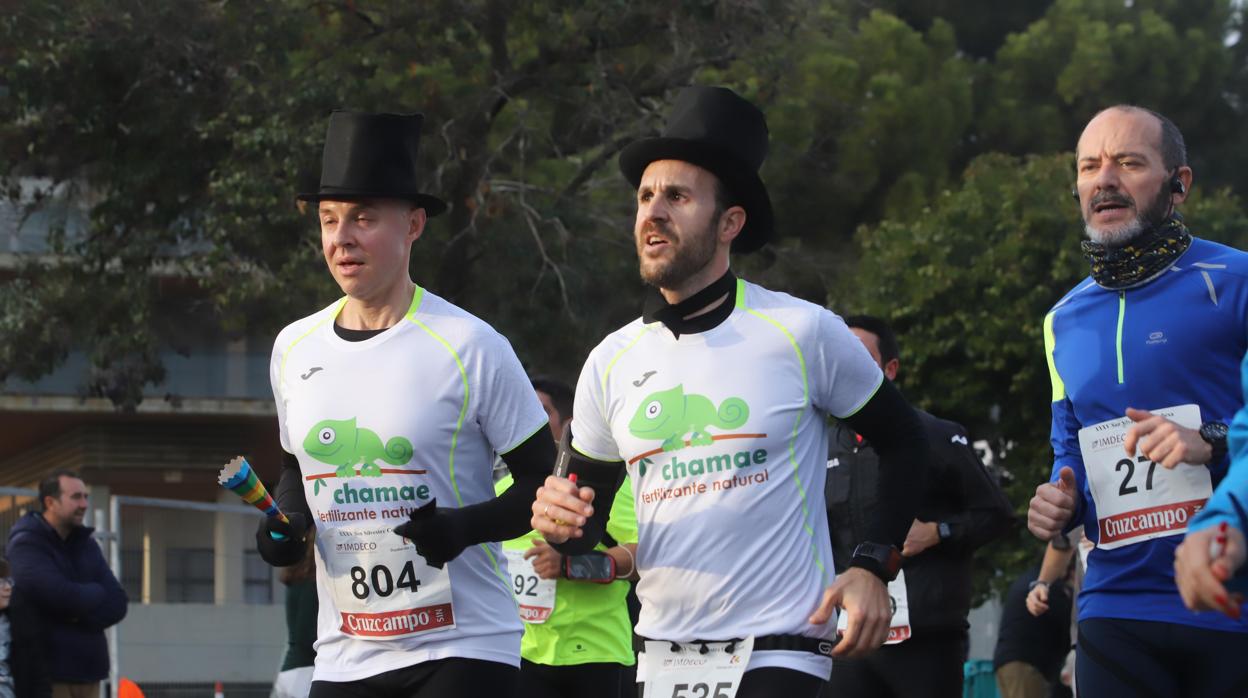 Tres atletas en la última San Silvestre