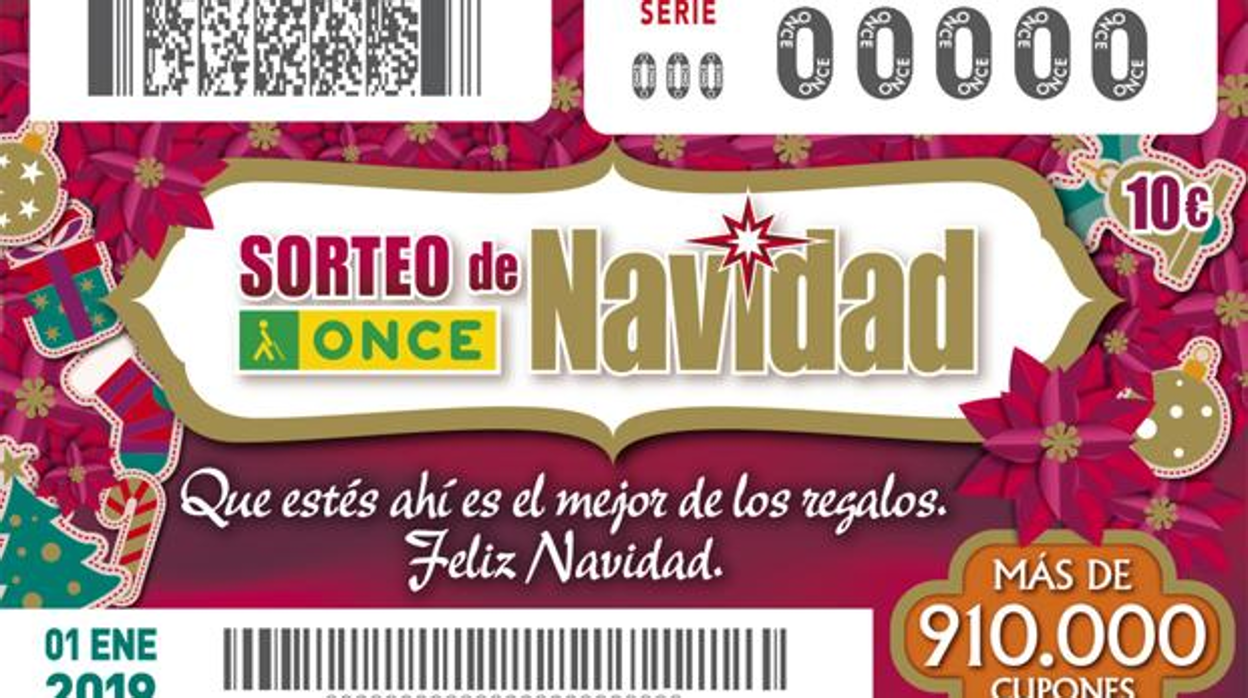 Cupón del sorteo especial de Navidad