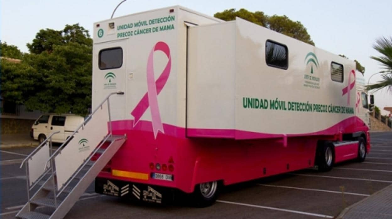 Unidad móvil de detección precoz del cáncer de mama