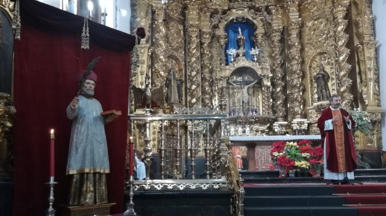 San Eulogio de Córdoba en la parroquia de San Francisco y San Eulogio de Córdoba