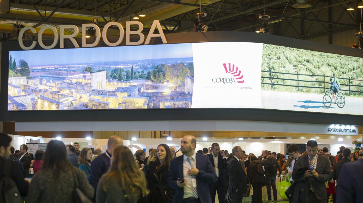 Expositor de Córdoba en la edición de Fitur en 2018