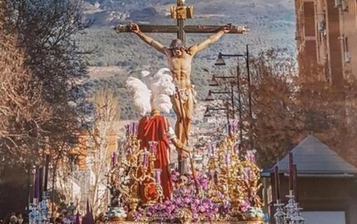 Detalle del cartel de la Semana Santa de Granada 2019