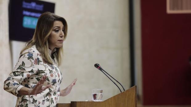 Susana Díaz a Juanma Moreno: «Para todo en su gobierno va a depender de un partido machista»