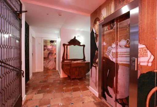 Interior del hotel Patria Chica de Priego de Córdoba