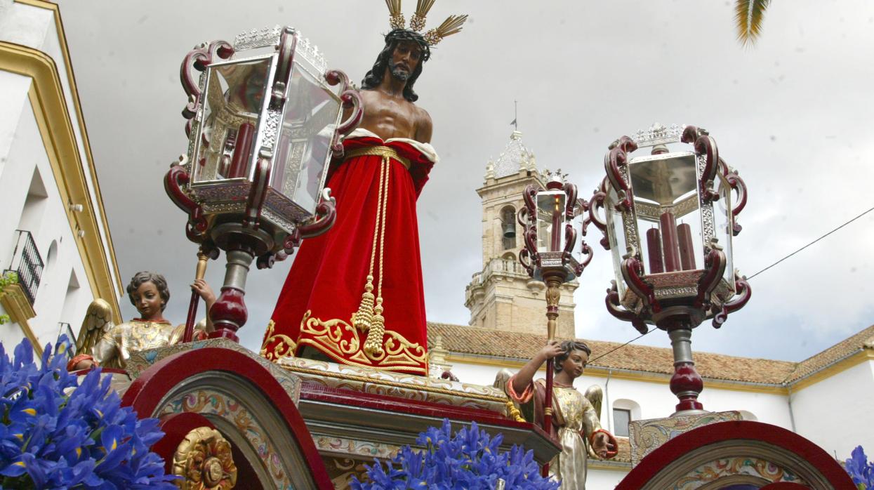 Nuestro Padre Jesús de las Penas, durante el Vía Crucis de la Agrupación de Cofradías