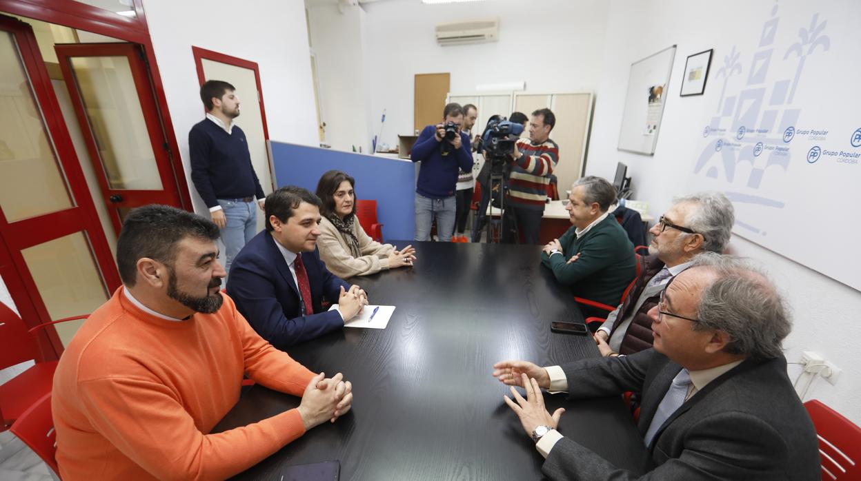 Bellido, este lunes con agentes sociales en las dependencias del PP en el Ayuntamiento