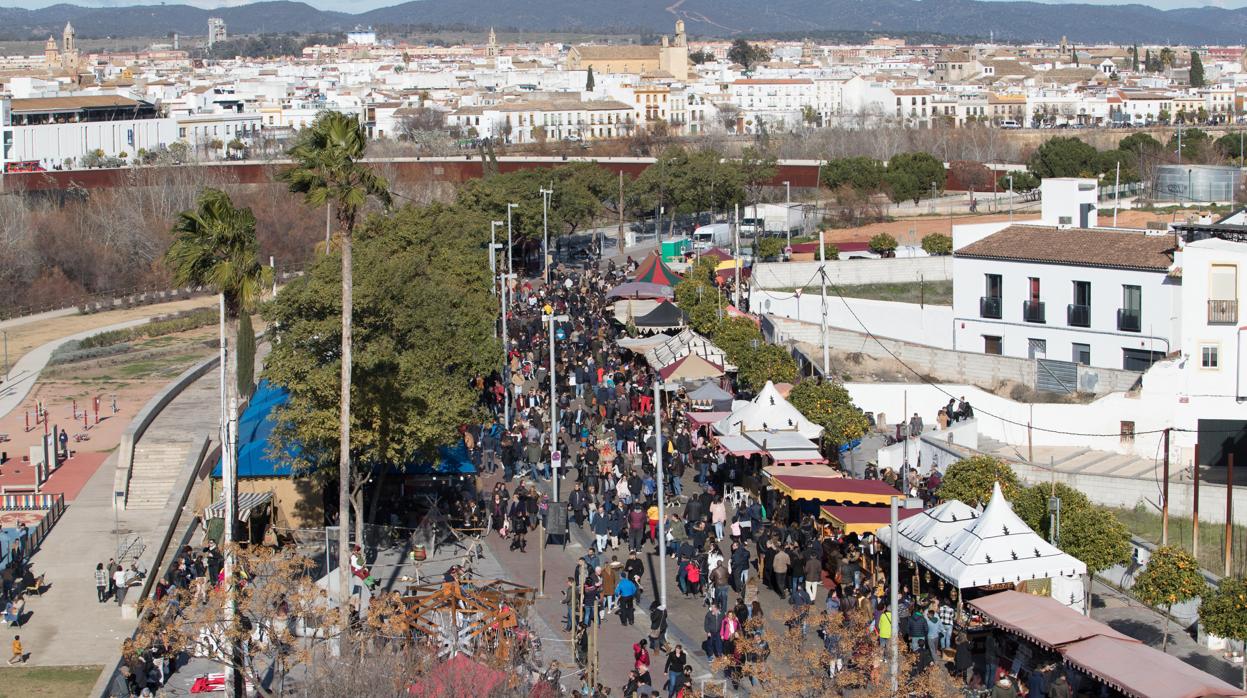 El Mercado Medieval celebrado el año pasado en el entorno de la Calahorra