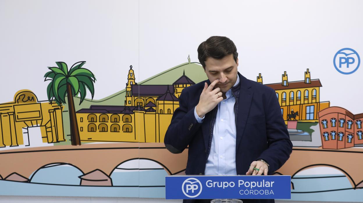 El portavoz del PP y candidato a la Alcaldía, José María Bellido