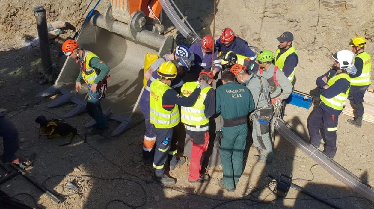 El pozo de Totalán donde murió Julen