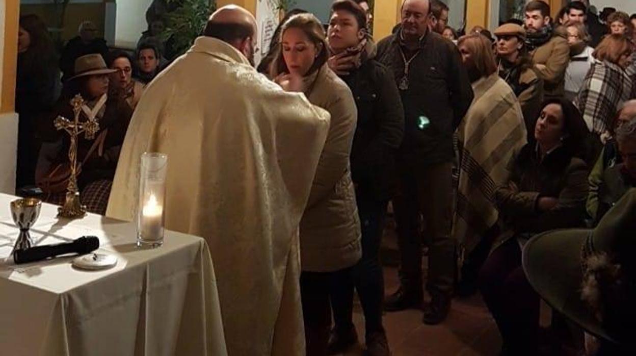 Celebración de la eucaristía con motivo del aniversario de la refundación del Rocío de Córdoba