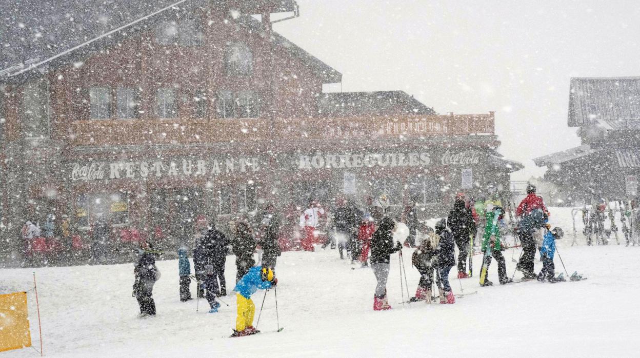 Vista de la estación de esquí de Sierra Nevada