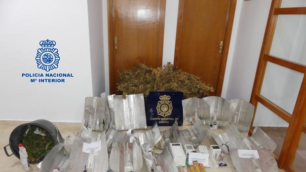 Desmantelados en Úbeda 2 laboratorios clandestinos de marihuana tras un chivatazo