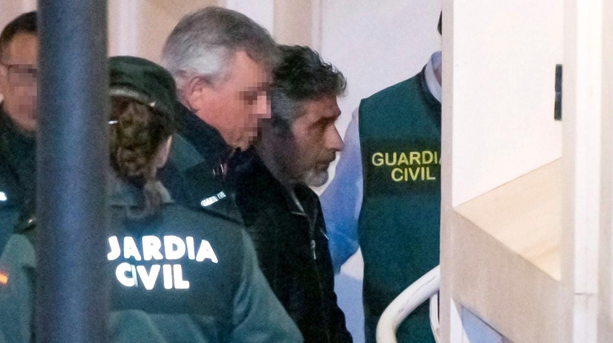 Bernardo Montoya entrando en los juzgados tras su detención por la Guardia Civil