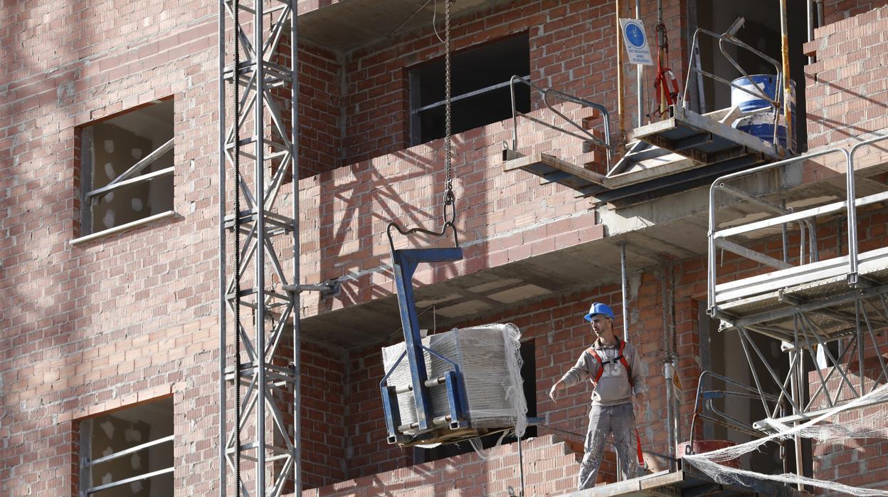 Bloque en construcción en Córdoba