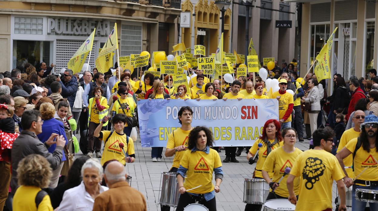Marcha por un mundo sin enfermedades raras en Córdoba