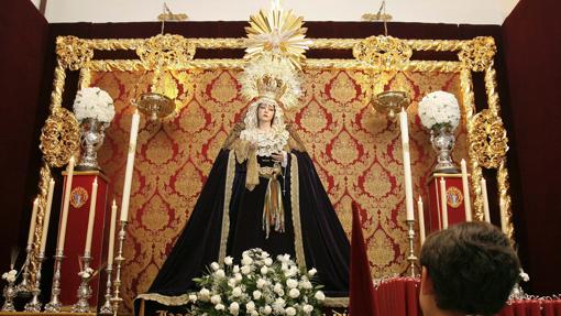 María Santísima de la Esperanza del Valle, titular de la Sagrada Cena de Córdoba