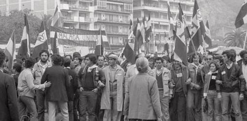 Manifestación en Málaga porla autonomía