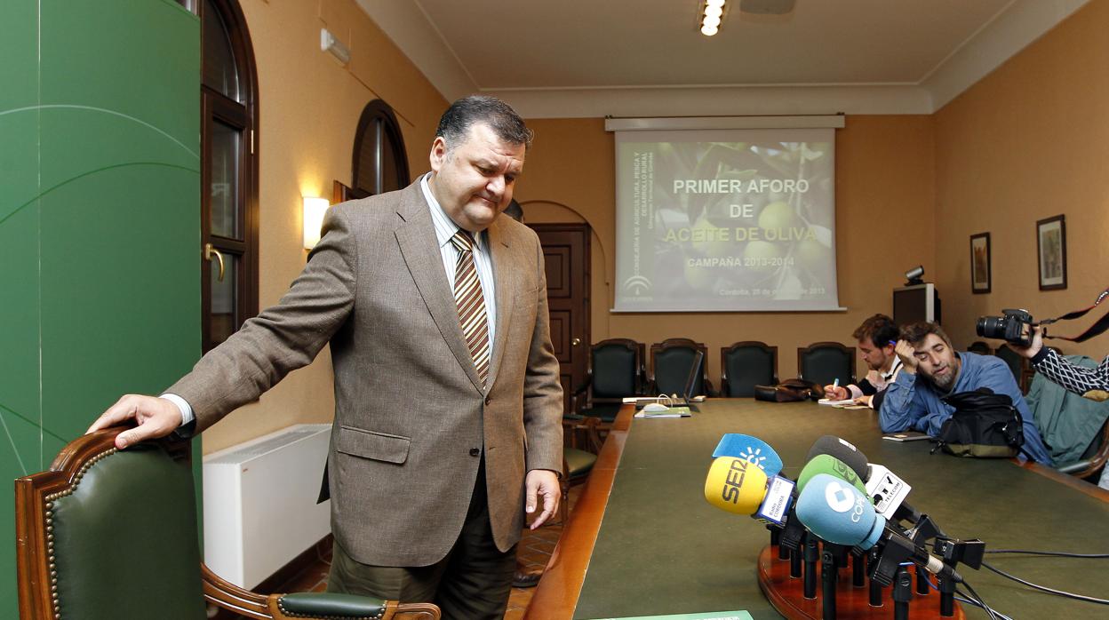 Francisco Zurera, durante una comparecencia como delegado de Agricultura en Córdoba