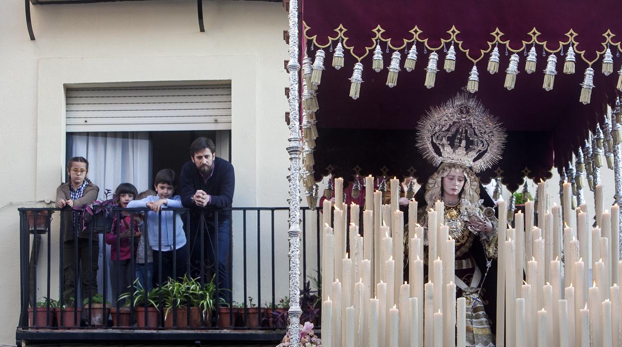 María Santísima del Rocío y Lágrimas, titular mariana de la cofradía del Perdón de Córdoba