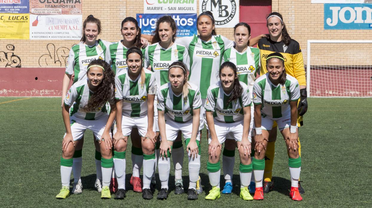 El once titular que llevó el domingo al Córdoba CF Femenino al ascenso a Primera B