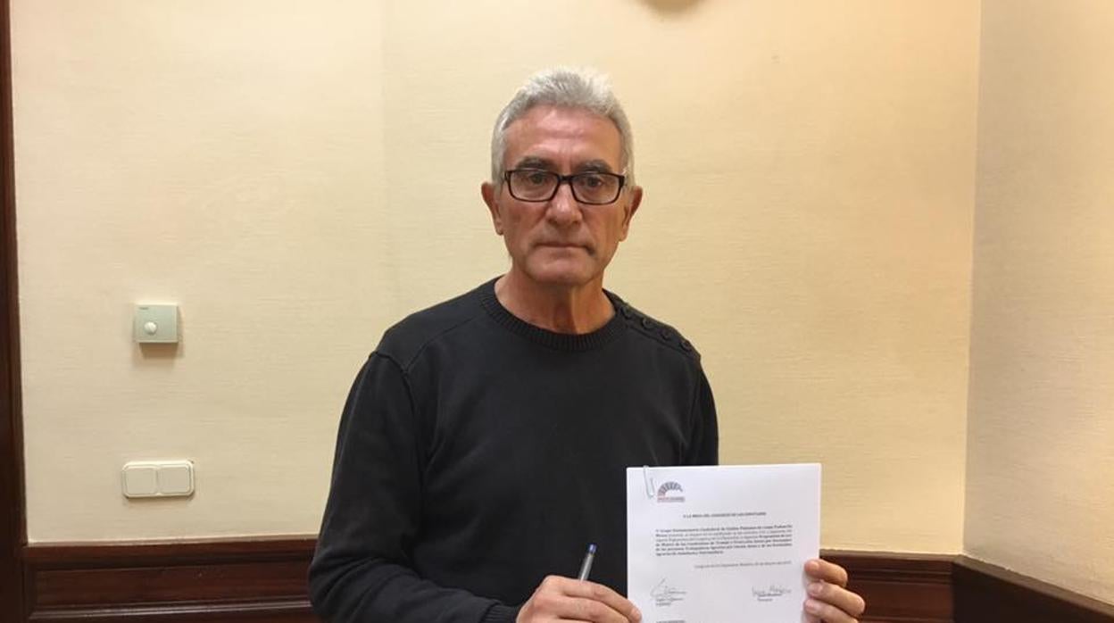 Diego Cañamero, diputado de Podemos por Jaén