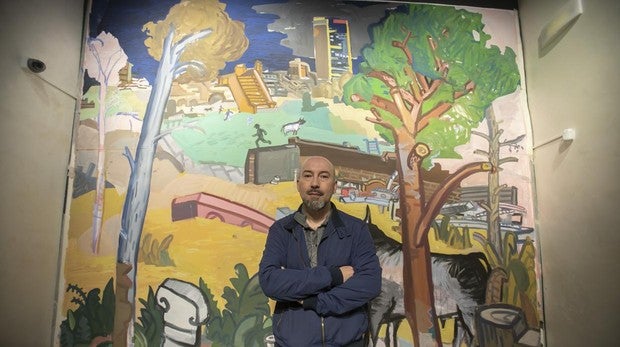 El Museo Taurino de Córdoba acoge un mural de gran formato del pintor Manuel Garcés