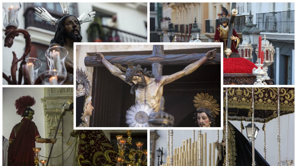 El Martes Santo en Cádiz: Sanidad, Piedad, Caído, Columna y Ecce-Homo