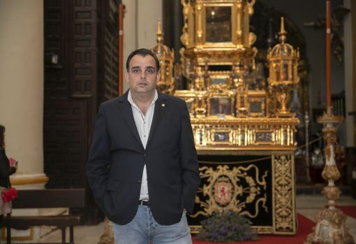 Enrique León Pastor, hermano mayor de la cofradía del Santo Sepulcro de Córdoba