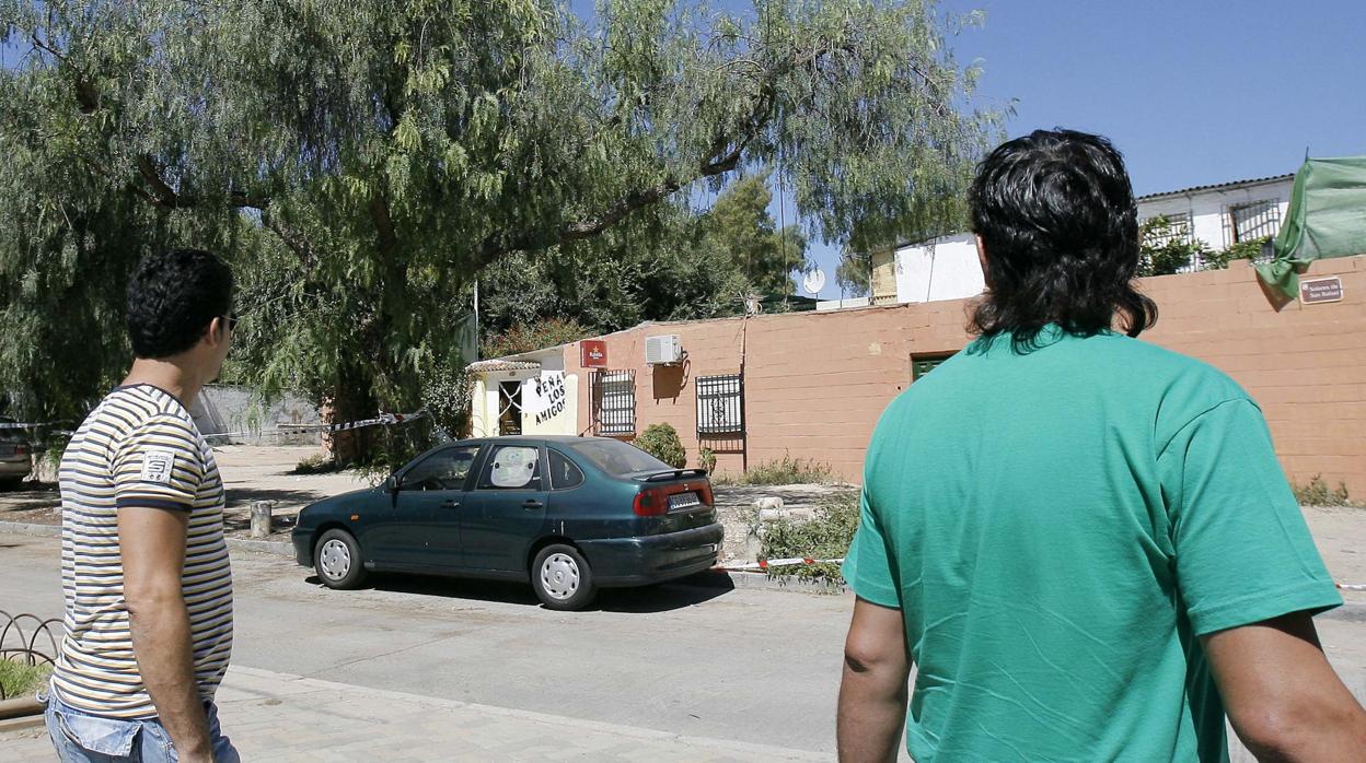 Calle Solares de San Rafael en 2011, fecha en la que se produjo un asesinato en la misma zona