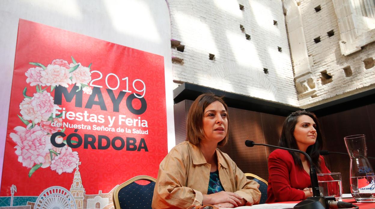 Ambrosio y González en la presentación del cartel