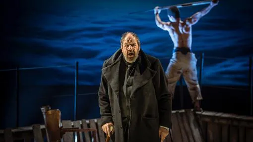 José María Pou encarnando al capitán Ahab en «Moby Dick»