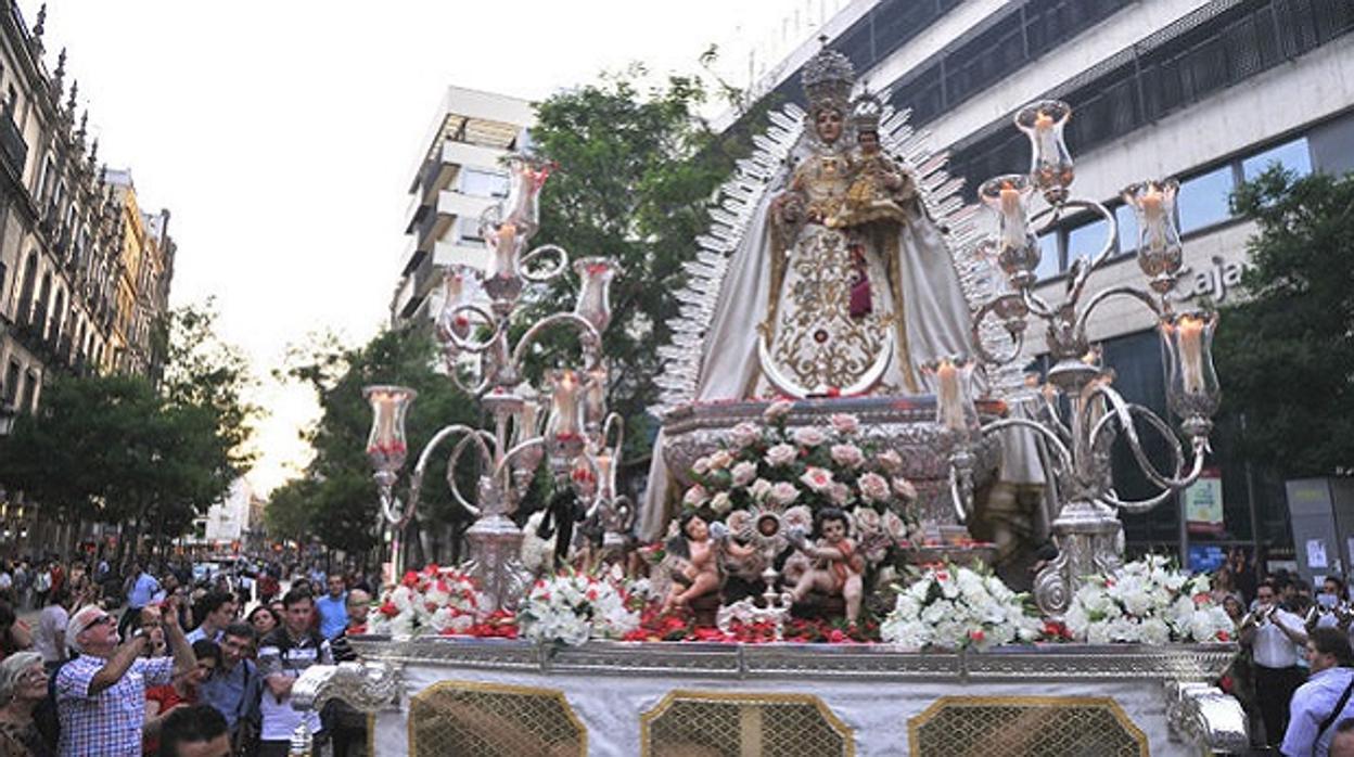 Imagen de Nuestra Señora de Araceli, obra de Antonio Castillo Lastrucci, de Sevilla