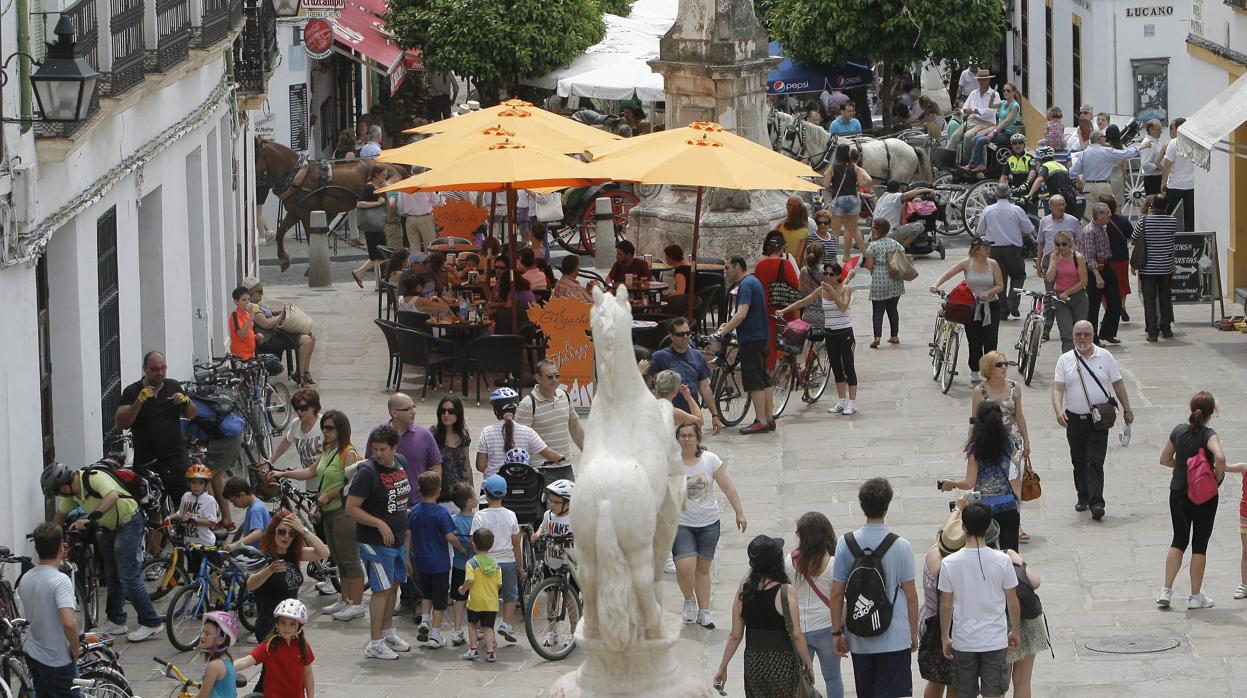 Zona del Potro, que se encuentra en la zona del Casco con mayores limitaciones