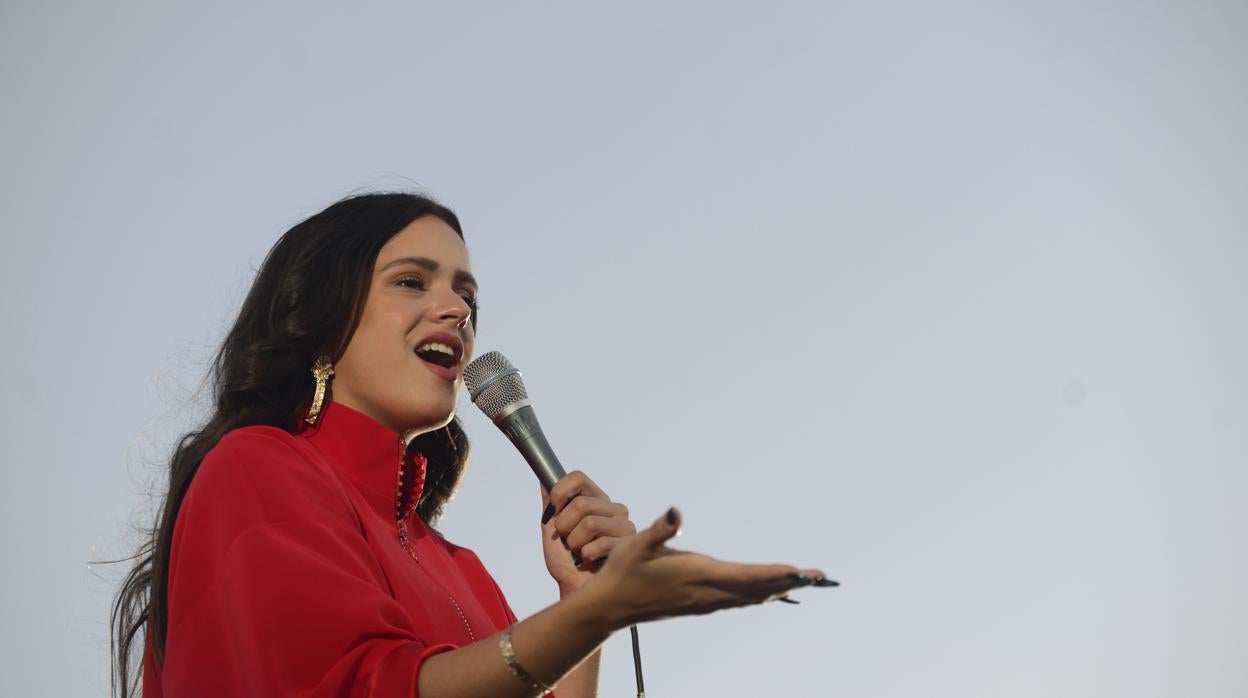 Rosalía, en un concierto