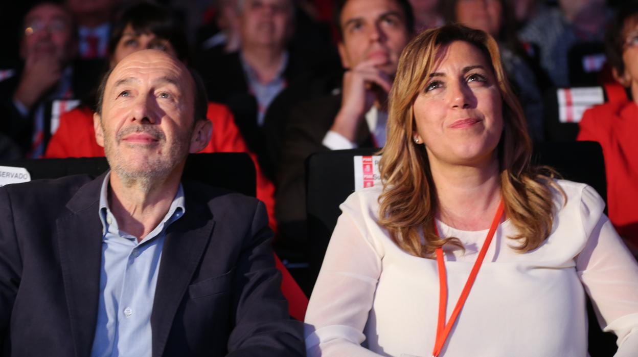 La expresidenta de la Junta de Andalucía ha lamentado la muerte de Rubalcaba a través de sus redes sociales