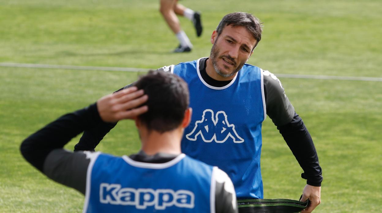 Piovaccari, en un entrenamiento