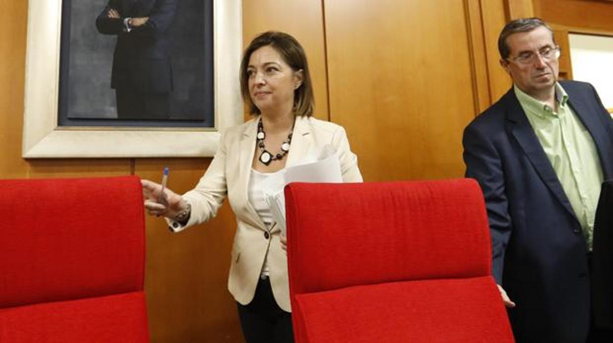 Isabel Ambrosio durante un pleno