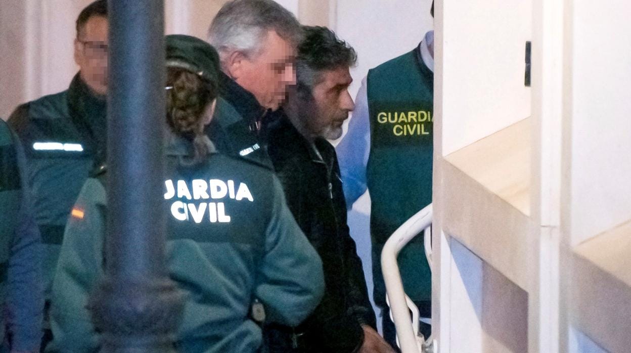 Bernardo Montoya en los juzgados de Valverde tras su detención