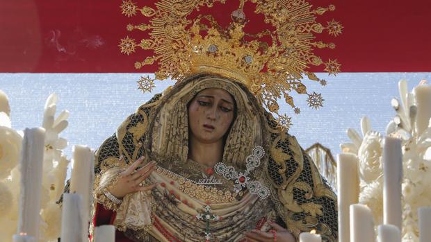 Así sonaron acordes rocieros ante la Virgen de la O el pasado Sábado de Pasión del 2019