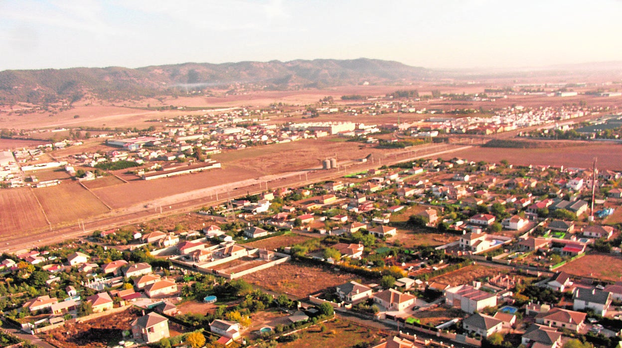 Parcelas al oeste de la ciudad, entre Sierra Morena y el río